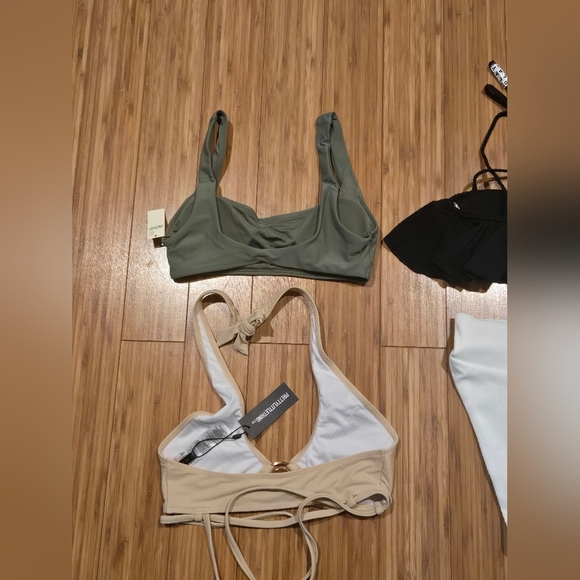 💚 NWT Aerie Swim and Pretty Little Thing Stylish Bikini Bundle - Picture 10 of 10
